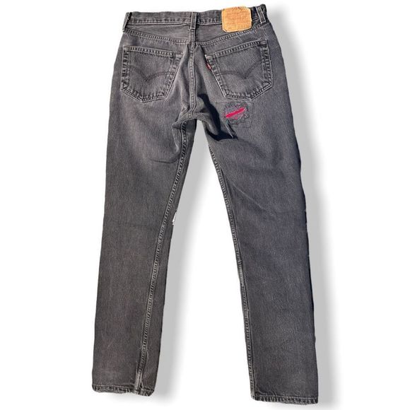 Levi’s custom ￼Bettie Page  jeans size 31x32 unisex - Picture 2 of 4